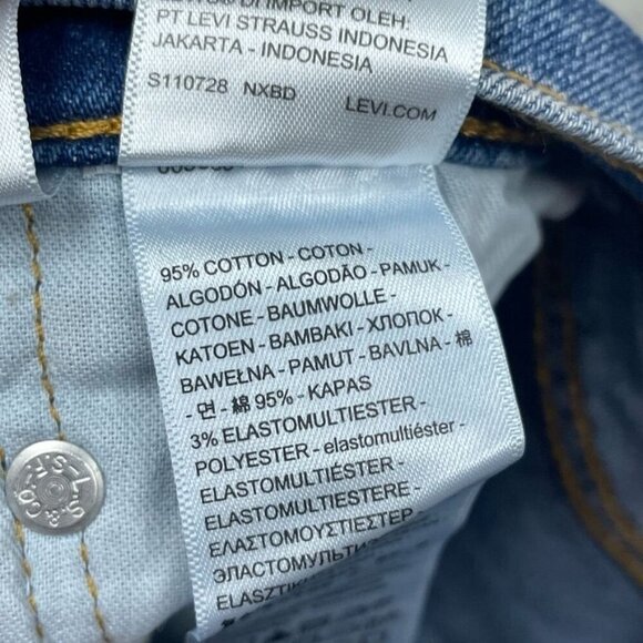 Levis 505 Straight Fit Medium Wash Jeans W30 L30 Mens Denim a0026 - Picture 5 of 9